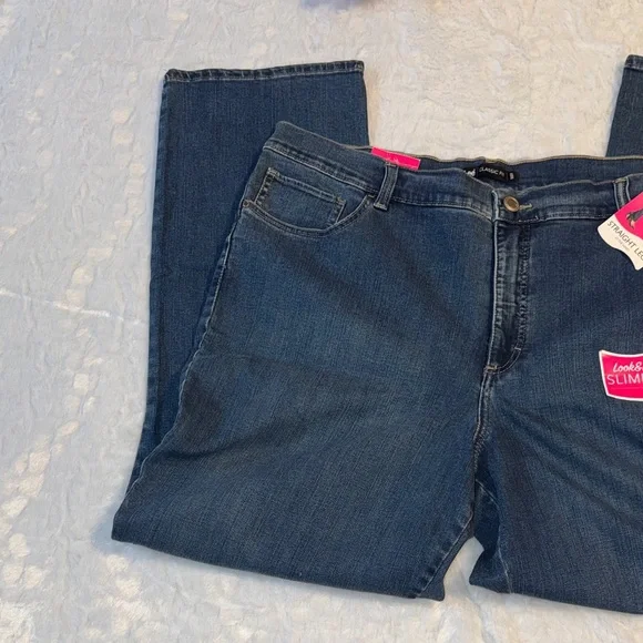 Lee Women's Dark Blue Straight Leg Jeans - Picture 4 of 8